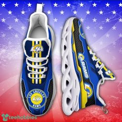 Los Angeles Rams NFL Running Sneakers Max Soul Sneakers Sport Version For Fans Product Photo 1