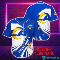 Los Angeles Rams Personalized Name 3D Baseball Jersey Shirt For Fans Product Photo 1