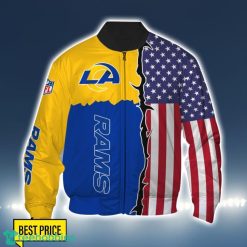 Los Angeles Rams US Flag 3D Printing T-Shirt Hoodie Sweatshirt For Fans Product Photo 4