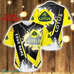 Lotus Baseball Jersey Shirt 3D Printing Gift For Car Lover Custom Name Gift Product Photo 1
