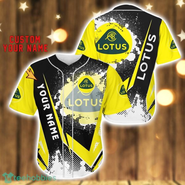 Lotus Baseball Jersey Shirt 3D Printing Gift For Car Lover Custom Name Gift Product Photo 1