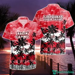 Louisiana Ragin_ Cajuns Beach Shirt Cosconut Pattern 3D Hawaiian Shirt For Men And Women Product Photo 1