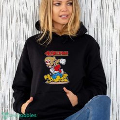 Mario San Francisco 49ers Stomps On Baltimore Detroit Lions Shirt - Unisex Hoodie