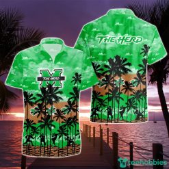 Marshall Thundering Herd Beach Shirt Cosconut Pattern 3D Hawaiian Shirt For Men And Women Product Photo 1