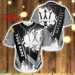 Maserati Baseball Jersey Shirt 3D Printing Gift For Car Lover Custom Name Gift Product Photo 1