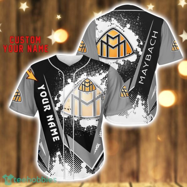 Maybach Baseball Jersey Shirt 3D Printing Gift For Car Lover Custom Name Gift Product Photo 1