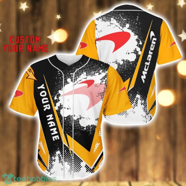 Mclaren Baseball Jersey Shirt 3D Printing Gift For Car Lover Custom Name Gift Product Photo 1