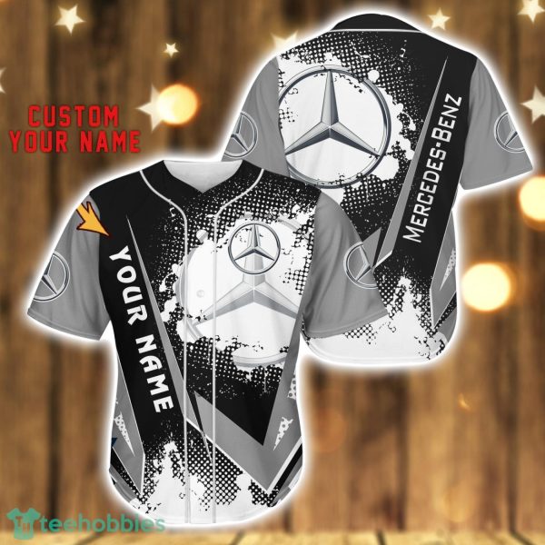 Mercedes-Benz Baseball Jersey Shirt 3D Printing Gift For Car Lover Custom Name Gift Product Photo 1