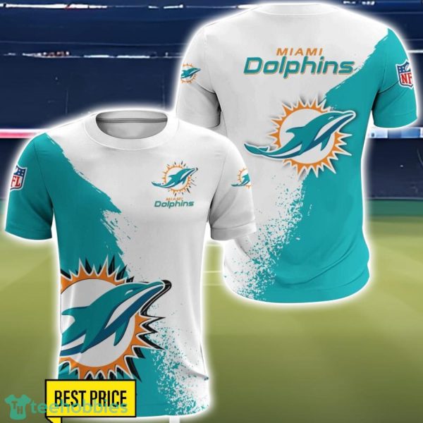 Miami Dolphins 3D All Over Printed T-shirt Hoodie Sweatshirt Product Photo 5