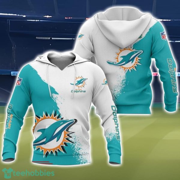 Miami Dolphins 3D All Over Printed T-shirt Hoodie Sweatshirt Product Photo 1