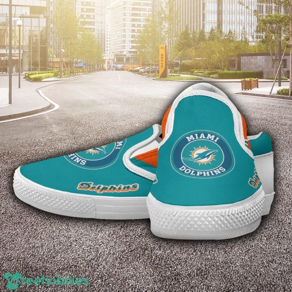 Miami Dolphins Slip On Shoes For Men And Women Sport Fans Product Photo 1