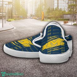 Michigan Wolverines Logo Team Slip On Shoes Trending Goft For Fans Product Photo 1