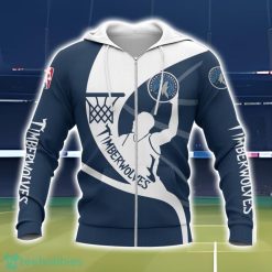 Minnesota Timberwolves 3D Printing T-Shirt Hoodie Sweatshirt For Fans Product Photo 2