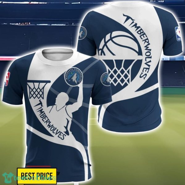 Minnesota Timberwolves 3D Printing T-Shirt Hoodie Sweatshirt For Fans Product Photo 5