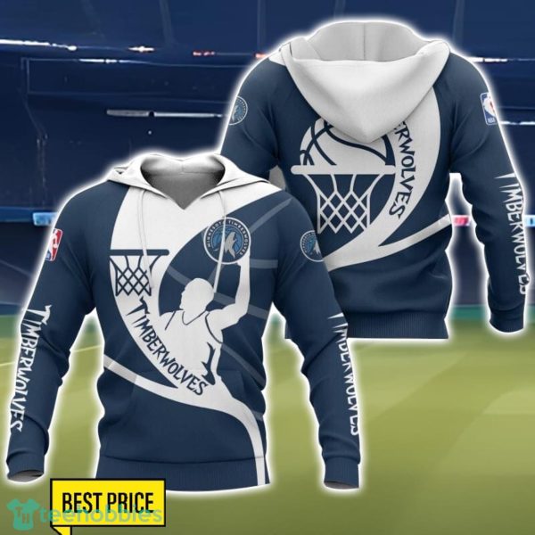 Minnesota Timberwolves 3D Printing T-Shirt Hoodie Sweatshirt For Fans Product Photo 1
