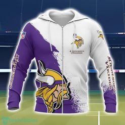 Minnesota Vikings 3D All Over Printed T-shirt Hoodie Sweatshirt Product Photo 2
