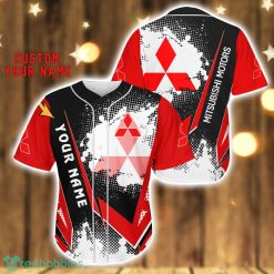 Mitsubishi Baseball Jersey Shirt 3D Printing Gift For Car Lover Custom Name Gift Product Photo 1