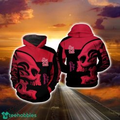 MLB St Louis Cardinals 3D Hoodie Skull For Fans MLB Limited Hoodie Product Photo 1