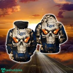 MLB Tampa Bay Rays 3D Hoodie Skull For Fans MLB Limited Hoodie Product Photo 1