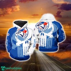 MLB Toronto Blue Jays 3D Hoodie Team Skull For Fans MLB Halloween Gift Product Photo 1