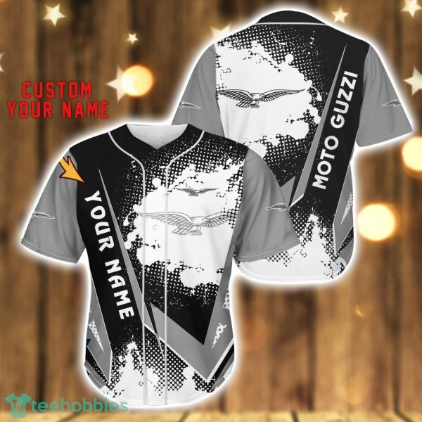 Motor Guzzi Baseball Jersey Shirt 3D Printing Gift For Car Lover Custom Name Gift Product Photo 1