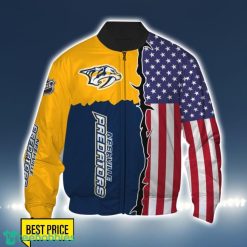 Nashville Predators US Flag 3D All Over Printed T-shirt Hoodie Sweatshirt Product Photo 4