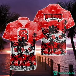 NC State Wolfpack Beach Shirt Cosconut Pattern 3D Hawaiian Shirt For Men And Women Product Photo 1