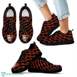 NCAA Bowling Green Falcons Marvelous Striped Sneakers Trending Running Shoes For Fans Product Photo 2