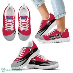 NCAA Northern Illinois Huskies Red Grey Sneakers Running Shoes For Men And Women Product Photo 1