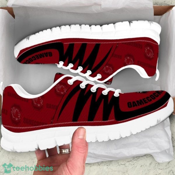 NCAA South Carolina Gamecocks Garnet Black Sneakers Running Shoes For Men And Women Product Photo 1