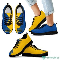 NCAA UCLA Bruins Blue Gold Sneakers Sport Running Shoes For Fans Product Photo 2