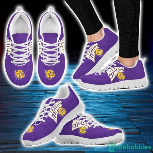 NCAA Western Illinois Leathernecks Sneakers Sport Running Shoes For Fans Product Photo 1
