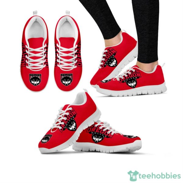 NCAA Western Oregon Wolves Sneakers Sport Running Shoes For Fans Product Photo 1