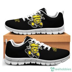 NCAA Wichita State Shockers Black Sneakers Sport Running Shoes For Fans Product Photo 1