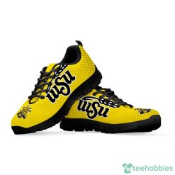 NCAA Wichita State Shockers Yellow Sneakers Sport Running Shoes For Fans Product Photo 2