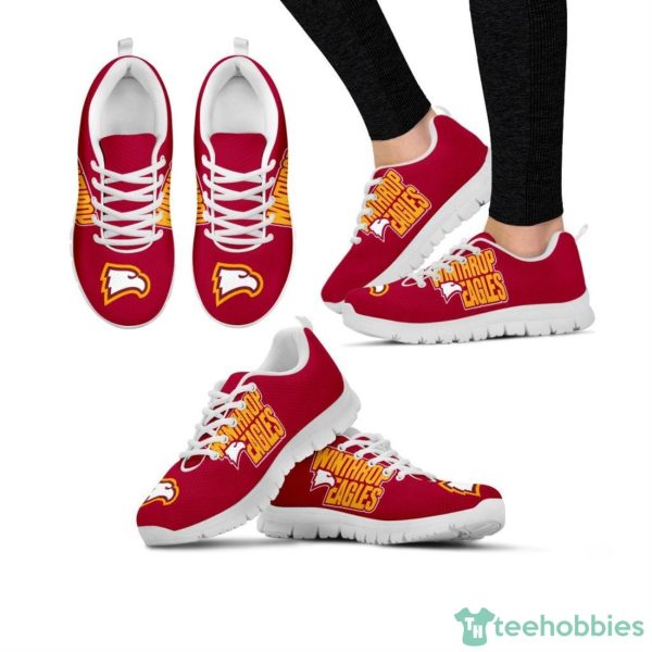 NCAA Winthrop Eagles Sneakers Sport Running Shoes For Fans Product Photo 1
