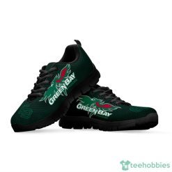NCAA Wisconsin Green Bay Phoenix Sneakers Sport Running Shoes For Fans Product Photo 2