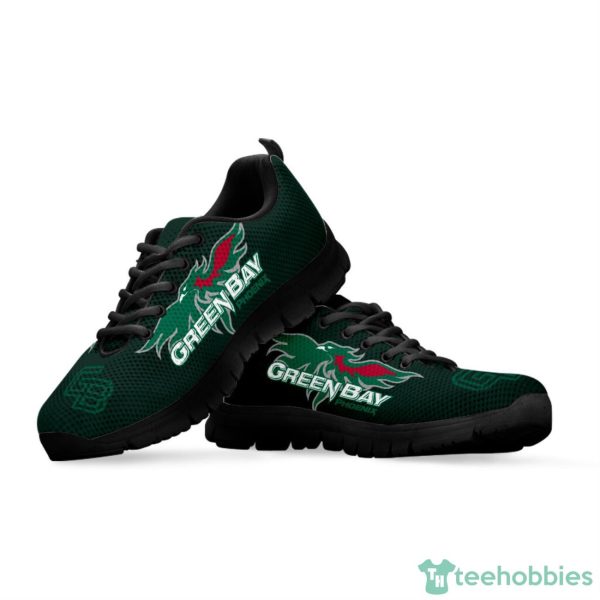 NCAA Wisconsin Green Bay Phoenix Sneakers Sport Running Shoes For Fans Product Photo 2