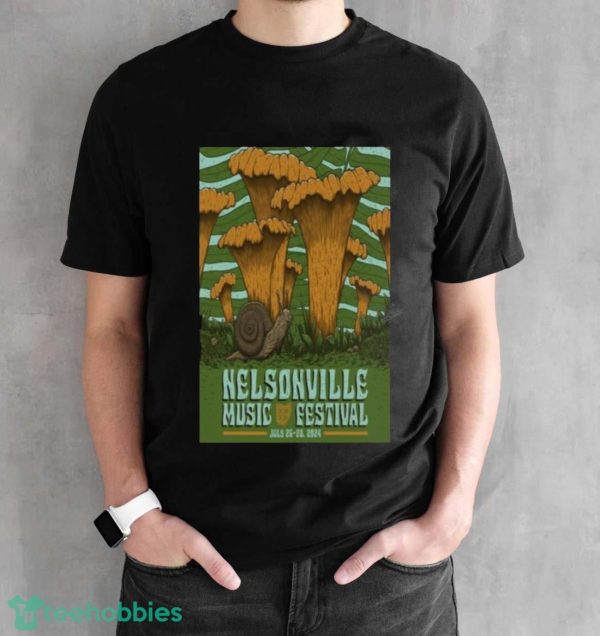 Nelsonville Music Festival 2024 Shirt - Black Unisex T-Shirt