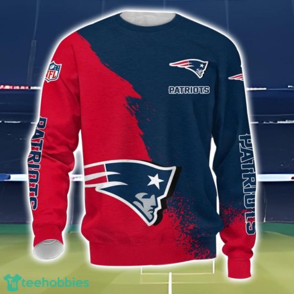 New England Patriots 3D All Over Printed T-shirt Hoodie Sweatshirt Product Photo 3