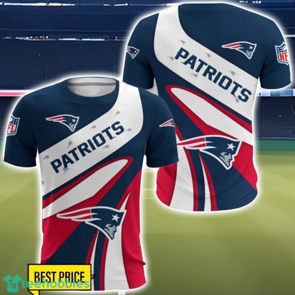 New England Patriots 3D All Over Printed T-Shirt Sweatshirt Hoodie Product Photo 5