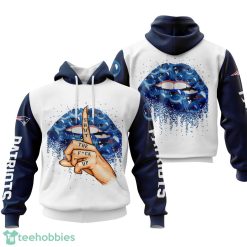 New England Patriots Lips 3D Printing Hoodie For Men And Women Product Photo 1