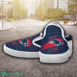New England Patriots Logo Team Slip On Shoes Trending Goft For Fans Product Photo 1