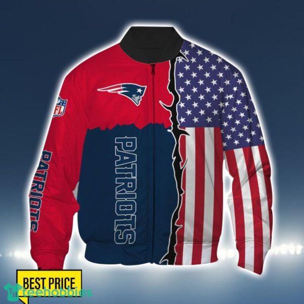 New England Patriots US Flag 3D Printing T-Shirt Hoodie Sweatshirt For Fans Product Photo 4