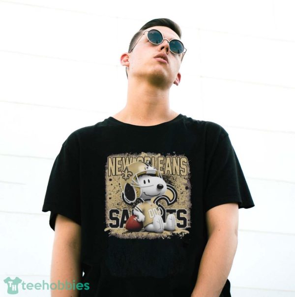 New Orleans Saints Mix Snoopy Shirt - G500 Gildan T-Shirt