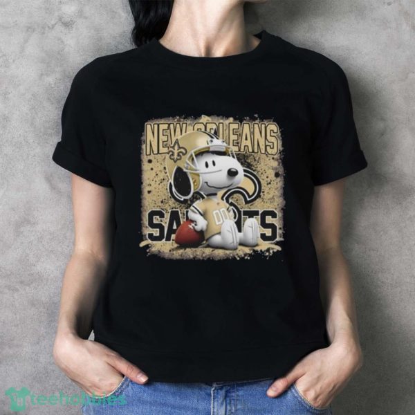 New Orleans Saints Mix Snoopy Shirt - Ladies T-Shirt