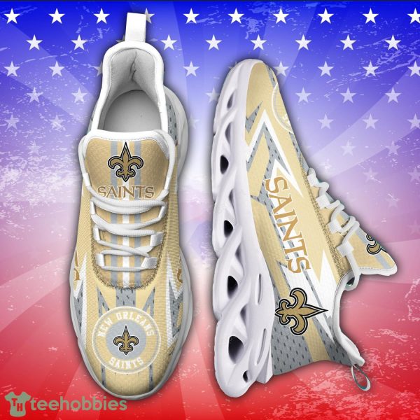 New Orleans Saints NFL Running Sneakers Max Soul Shoes For Sport Team Product Photo 1