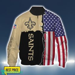 New Orleans Saints US Flag 3D Printing T-Shirt Hoodie Sweatshirt For Fans Product Photo 4
