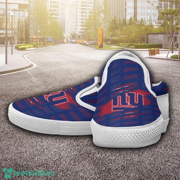 New York Giants Logo Team Slip On Shoes Trending Goft For Fans Product Photo 1