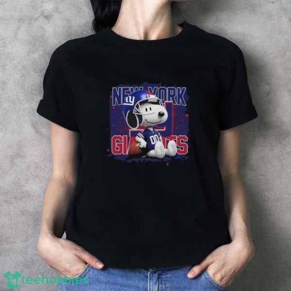 New York Giants Mix Snoopy Shirt - Ladies T-Shirt